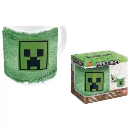 Minecraft Cană cu Manșon de Pluș 325ml poza produsului