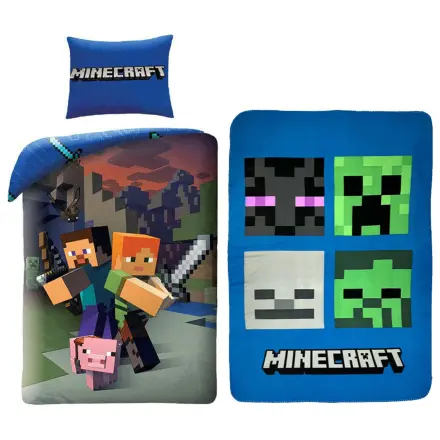 Minecraft Steve and Alex Husa de pilota si set de patura din fleece poza produsului