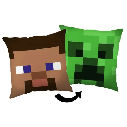 Pernă Minecraft Steve Creeper, pernă decorativă 40*40 cm poza produsului