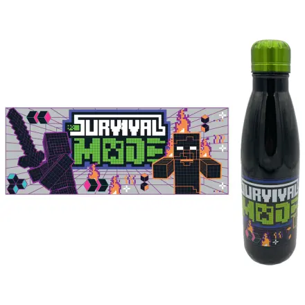 Minecraft Survival Mode sticla din otel inoxidabil poza produsului