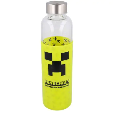 Sticlă cu husă de silicon Minecraft 585ml termékfotója