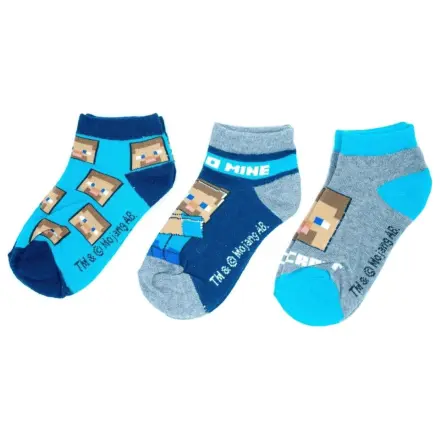 Minecraft Time Kids Secret Socks 31/34 poza produsului