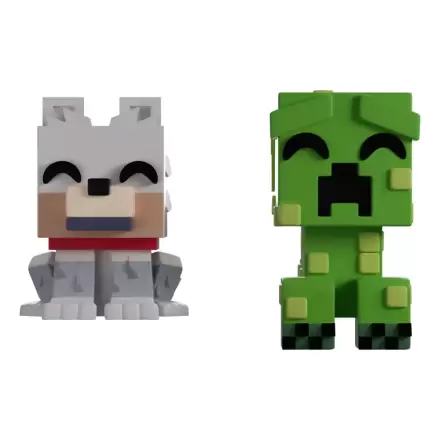 Minecraft Vinyl Figures Lup și Creeper Monitor Buddiez poza produsului