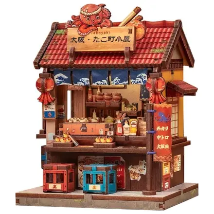 Miniature House Model Kit Osaka Takoyaki 12 x 9 cm poza produsului