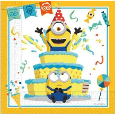 Minions 2 The Rise of Gru servetele 20 bucati 33x33 cm poza produsului