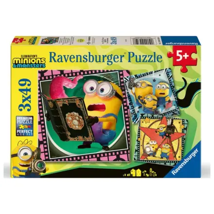 Minions 3 puzzle 3x49 de piese poza produsului