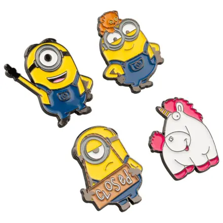 Minions set de 4 insigne poza produsului