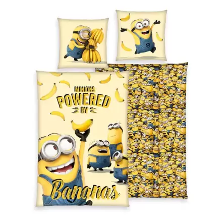 Minions lenjerie de pat 135 x 200 cm poza produsului