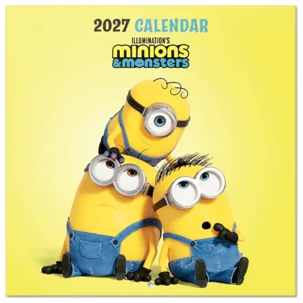 Minions Calendar de perete 2027 30 x 30 cm poza produsului