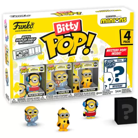 Minions Bitty Funko POP! Figurina de Vinil 4-Pack Patinaj cu Role Stuart 2,5 cm termékfotója