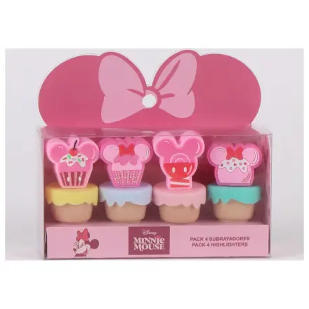 MINNIE Set de 4 mini markere cu evidentiere Alimente poza produsului