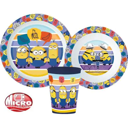 Minions Set de vesela, Micro Plastic Set poza produsului