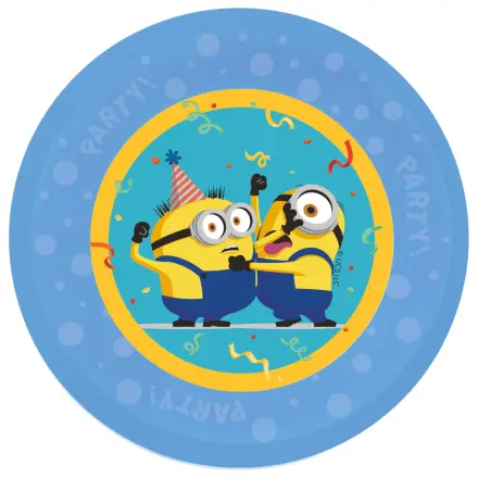 Minions The Rise of Gru farfurie micro premium din plastic pentru cina set de 4 piese 21 cm poza produsului