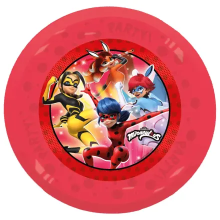 Miraculous Hero Micro Premium Plastic Flat Plate 4 piese set 21 cm poza produsului