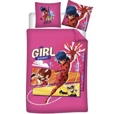 Miraculous Lady Bug microfibra husa pilota pentru pat 90cm poza produsului