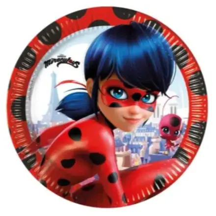 Miraculous Ladybug, Tales of Ladybug & Cat Noir Farfurii de hârtie 8 buc 23 cm FSC poza produsului