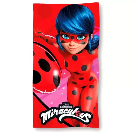 Prosop de plajă din microfibră Miraculous Ladybug termékfotója