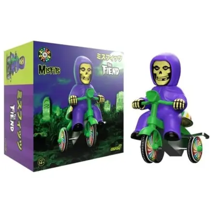 Misfits Super Cycles Vehicle Fiend (mov cu tricicleta verde) poza produsului