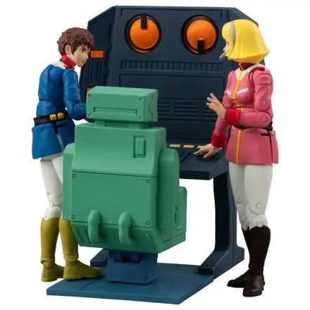 Mobile Suit Gundam G.M.G. Collection EX Diorama White Base Bridge Radio Operator Desk Set 10 cm (cu cadou) poza produsului