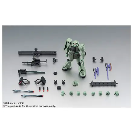 Figurina Mobile Suit Gundam Robot Spirits MS 06 Zaku ver ANIME Reissue 12,5 cm poza produsului