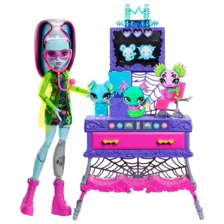 Monster High Frankie Stein + papusa de laborator poza produsului