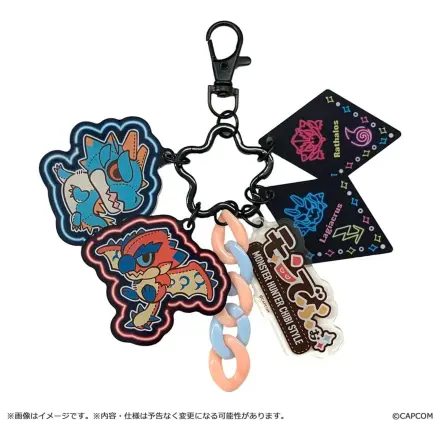 Monster Hunter Chibi Style Breloc din Acrilic cu Multiple Elemente: Rathalos & Lagiacrus poza produsului
