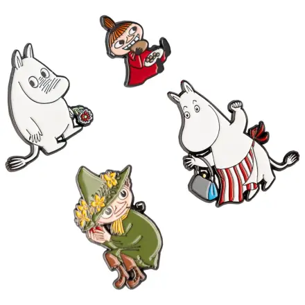 Moomin set de 4 insigne poza produsului