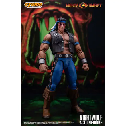 Figurină de acțiune Mortal Kombat 1/12 Nightwolf 18 cm termékfotója