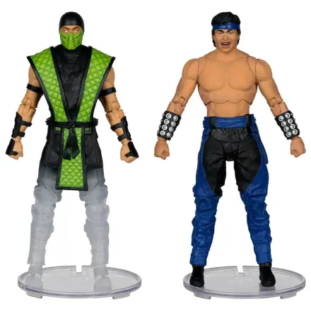 Figurina de actiune Mortal Kombat 2-pack Liu Kang vs. Reptile (Klassics) 18 cm poza produsului