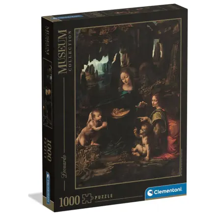 Museum Louvre Leonardo - The Virgin of the Rocks puzzle 1000 piese poza produsului