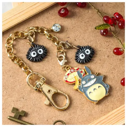 My Neighbor Totoro Grey Totoro & Mushroom Chainette charms poza produsului