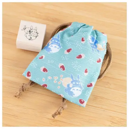 My Neighbor Totoro Stamp cu Pouch Middle Totoro & Acorns poza produsului