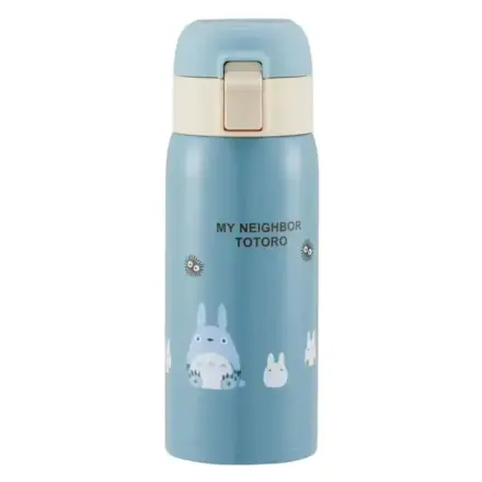 My Neighbor Totoro Sticlă pentru Apă One Push Mat Blue 350ml poza produsului