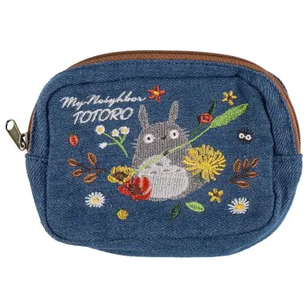 My Neighbor Totoro Denim Pouch Totoro & flower wreath poza produsului