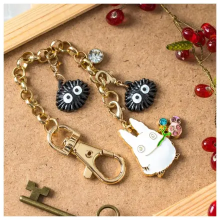My Neighbor Totoro White Totoro & Fruits Chainette brelocuri tip charms poza produsului
