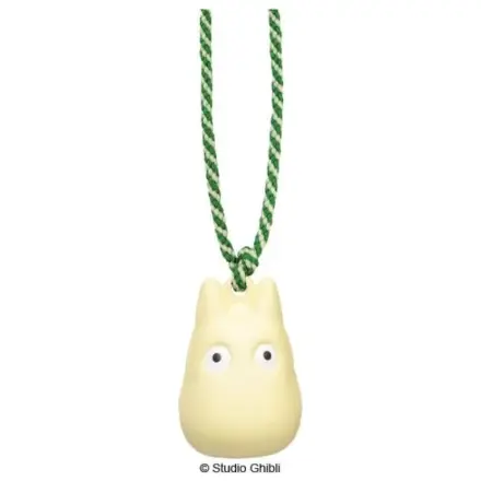 My Neighbor Totoro White Totoro Strap Bell Netsuke poza produsului