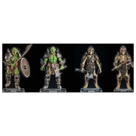 Mythic Legions Acrylic Standees 4-Pack Villainous Set A 3 cm poza produsului