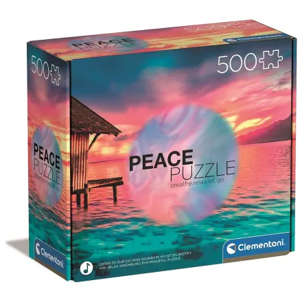 Sunset Paradise puzzle de 500 de piese Clementoni poza produsului