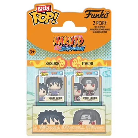 Naruto Bitty Funko POP! figurine de vinil pachet de 2 Sasuke & Itachi 2 cm poza produsului