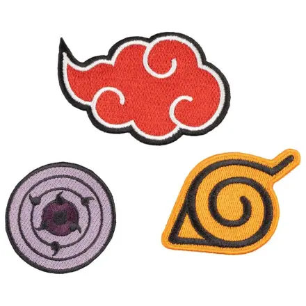 Naruto Shippuden set de 3 patch-uri poza produsului