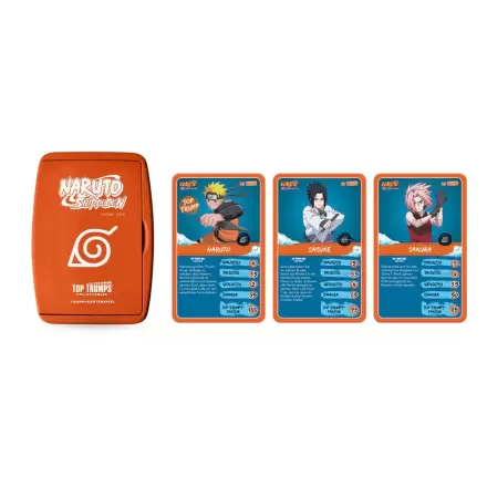 Naruto Shippuden Joc de Cărți de Colecție Top Trumps Quiz Anime de Colecție *Versiune Germană* termékfotója