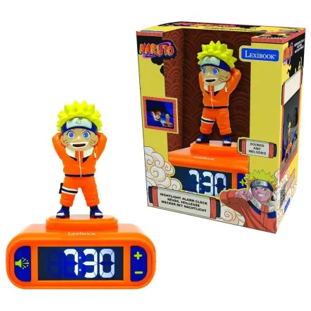 Ceas desteptator digital Naruto Shippuden cu lumina de noapte 3D poza produsului