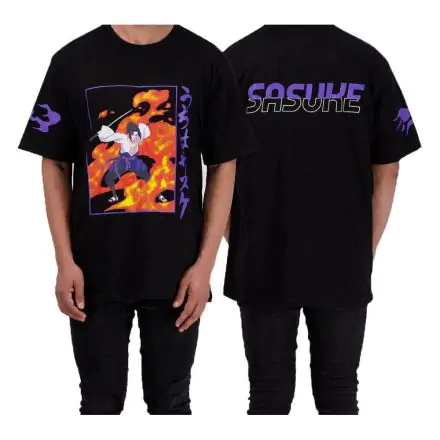 Tricou Naruto Shippuden Sasuke Flame termékfotója