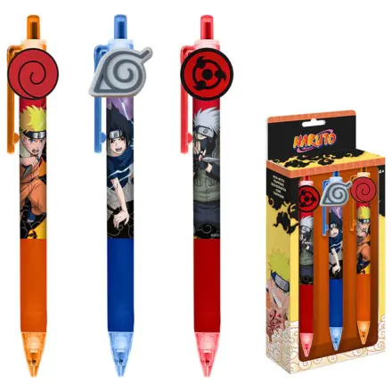 Naruto Symbol set stilou 3 buc poza produsului