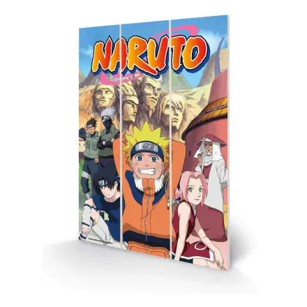 Tablou din lemn pentru perete Naruto The Hidden Leaf Village 20 x 30 cm poza produsului