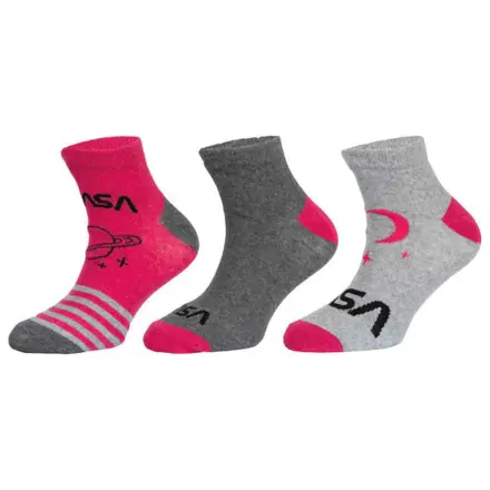 NASA Pink Moon Secret Socks pentru copii 31/34 poza produsului