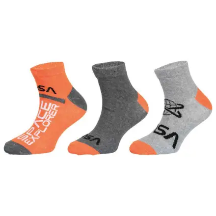 NASA Space Explorer Orange Secret Socks pentru copii 23/26 poza produsului