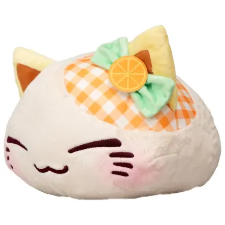 Nemuneko Cat Fruit Figurina Mare de Plus Portocalie 30 cm poza produsului