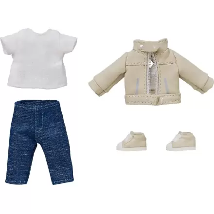 Nendoroid Doll Figures Outfit Set: Jacheta din piele (Ivory) poza produsului