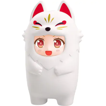 Nendoroid More carcasă piese de față Kigurumi pentru figurine Nendoroid White Kitsune 10 cm termékfotója